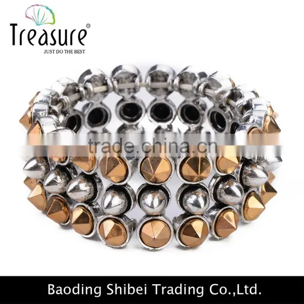 2016 Fashion New Design Alloy Concert Wide Bangle Bracelet Jewelry photo-2