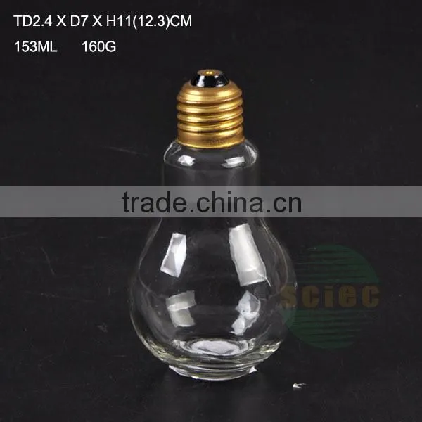 Wholesale Bulb-shaped Glass Jar With Lid photo-3