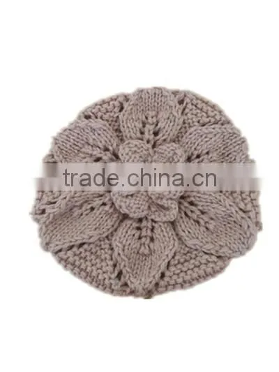 HOT SALE ! Fancy Wool Warm Winter Knit Custom Beanie Cap photo-3