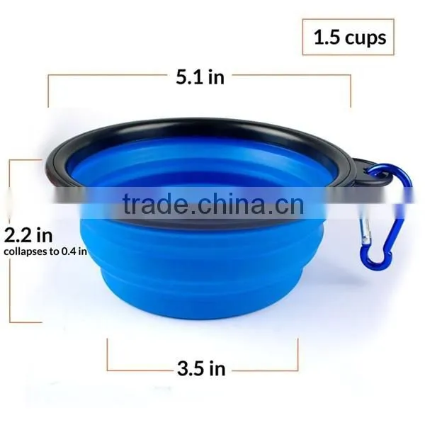 ECO Standard Promotional Reuseable Silicon Pet Feeder Bowl photo-4