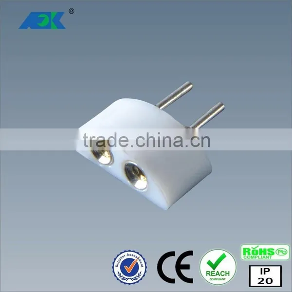 PCB 2 Pin Line Connector Adapter for 5050 3528 Single Color Wire LED Strip photo-2