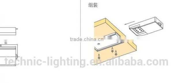 OEM Battery Operated LED Top Mounted Cabinet Light With Door Switch photo-3