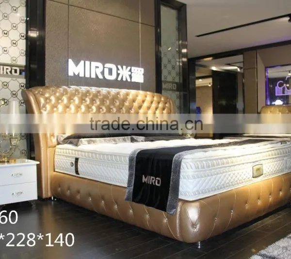 King Size Tufted Upholstered Bed