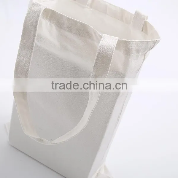 Recyclable Shopping Cotton Bag Cotton Canvas Shopping Bag White Portable Recyclable Shopping Cotton Bag photo-2
