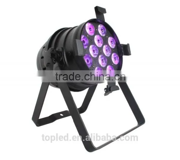 LED Par Light Sound-active DMX 512 Static Color 18*6-in-1 6W RGBWA-UV Light130W DMX Led Par 64 Stage Lighting photo-3