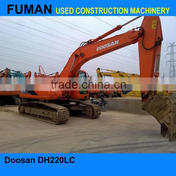USED Construcktion Crawler Excavator Machine Doosan DH220LC-7 Used Excavator Daewoo Cheap Used Excavators