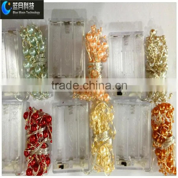 Battery Operated Mini Led String Lights With Bead for Wedding,party,christmas Day photo-6