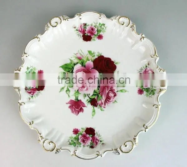 Various Certificates Ceramic Plate ,cheap Porcelain Plate With Custom Desgin,wholesale Plates Serving Dishes for Daily Used. photo-4