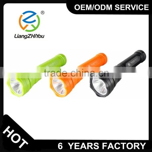 Factory Supply Cheap Price White Yellow Led Flashlight With Rechargeable Battery Inside photo-6
