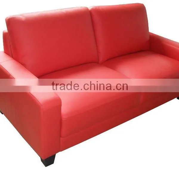 K/D Sofa Two Seat Design Modern Bright Leather Sofa Bed photo-3