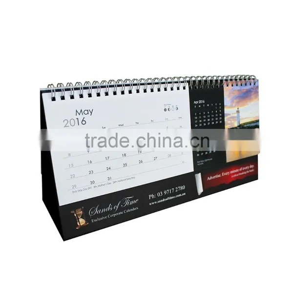 Unique Style Coated Paper Desk Calendar Design photo-2