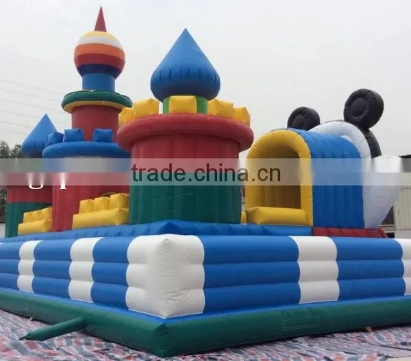 2016 Hot Sale Inflatable Fun City, Outdoor Playground Inflatable Castle, Inflatable Amusement Park photo-3