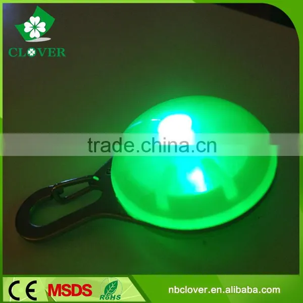 Round Shape Promotional Gifts Plastic Keychain Led Flashlight Wholesale photo-4