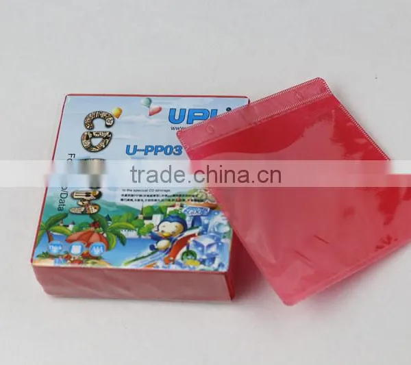 PP03 CD Sleeves Non Woven DVD Plastic Bags Clear Plastic CD Bags