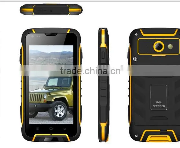 SUPPU F6 IP68 Waterproof Rugged Phone 4.5 Inch QHD Touch Screen MTK6582 Quad Core Android 4.4 1GB RAM/8GB ROM WIFI GPS photo-2