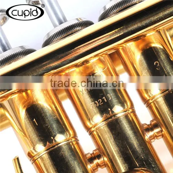 YTRU-301516 CUPID Professional Cheap Gold Lacquer Bb Trumpet photo-5