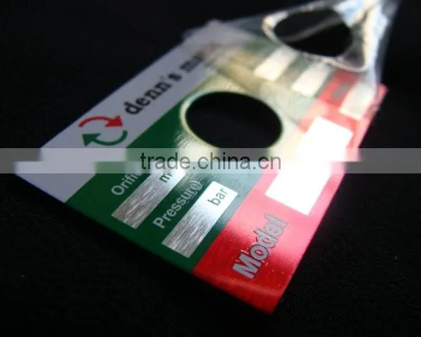 High Quality Custom Metal Data Plate photo-3