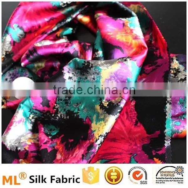 Silk Satin Printed Silk Fabric for Silk Tie and Silk Scarf photo-4