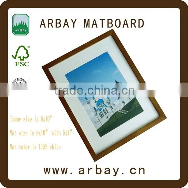 Wholesale Precut Frame Mat Board in Paper Craft for Photo Picture Frame photo-2