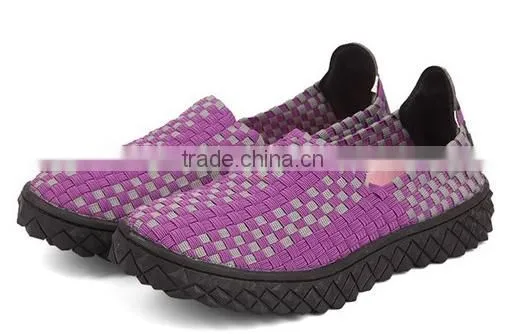 Beautiful Multi Color Handmade Elastic Woven Shoes,casual Shoes photo-2