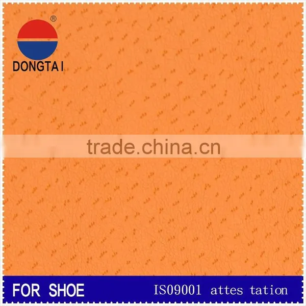 2015 Wholesale Artificial Perforated Leather Fabric Factory Direct Sale photo-5