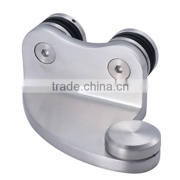 Wholesale Stainless Steel Construction Frameless Wall Mount Glass Door Hardware photo-2