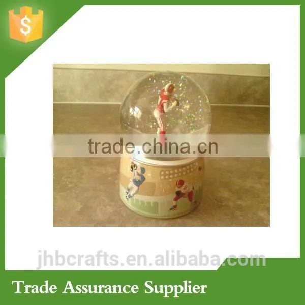 Super Football Player Water Globe Custom Snow Globe Kit photo-3