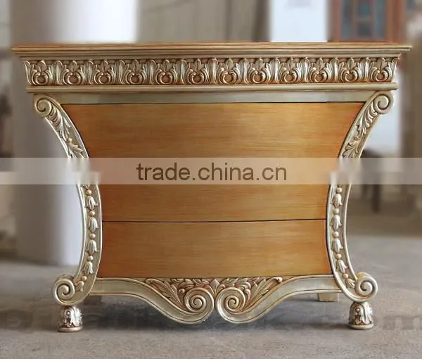 Antique Chest Of Drawers With Gilded Finish