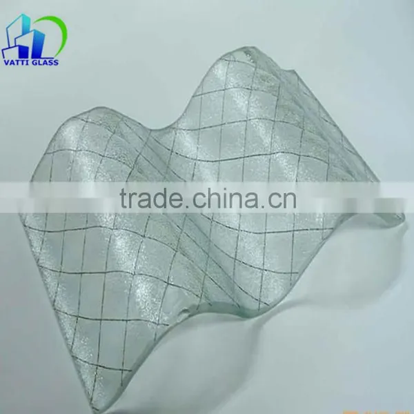 Good Quality Laminated Wire Glass Price/clear Safety Wired Glass for Fire-proof Glass Door photo-2
