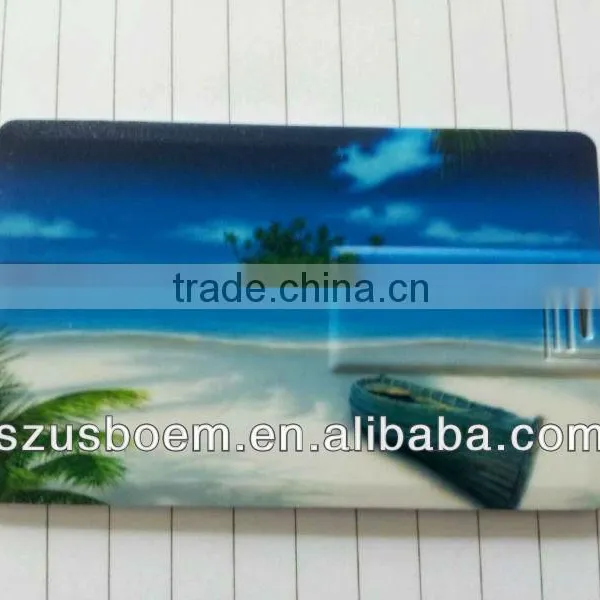 Popular Business Card USB Flash Drive With Full Color Imprint