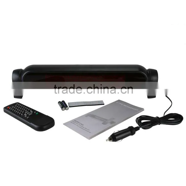 2016 New Products Xxx Com 7x50 Led Car Rear Window Digital Display With Suckers photo-2