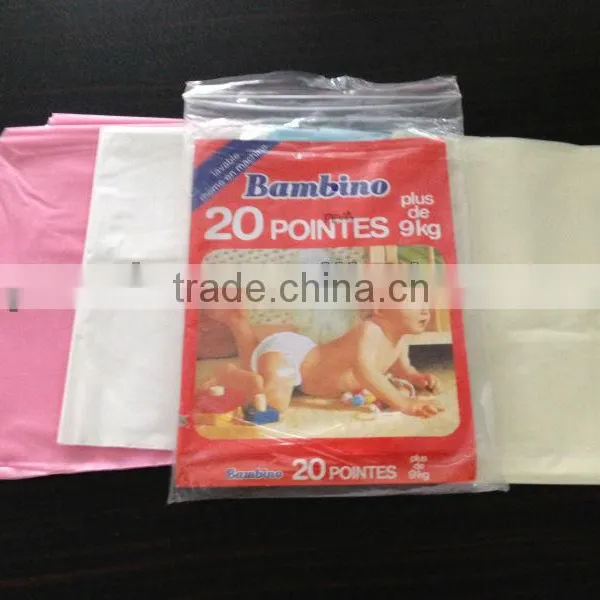Seaflower Plastic/PVC/PEVA Disposable Baby Diaper photo-2
