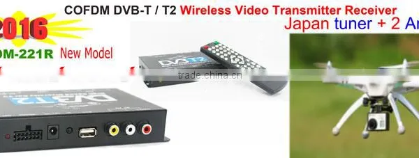 COFDM-221R HD Wireless Video Receiver COFDM AV 1080P Transmission Image Transceiver CVBS 170~900Mhz photo-4