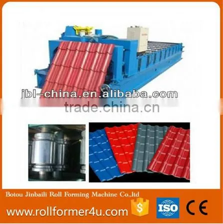 Full Auto Glaze Stee Tile Roll Forming Machine For Steel Construction With High Quality photo-3