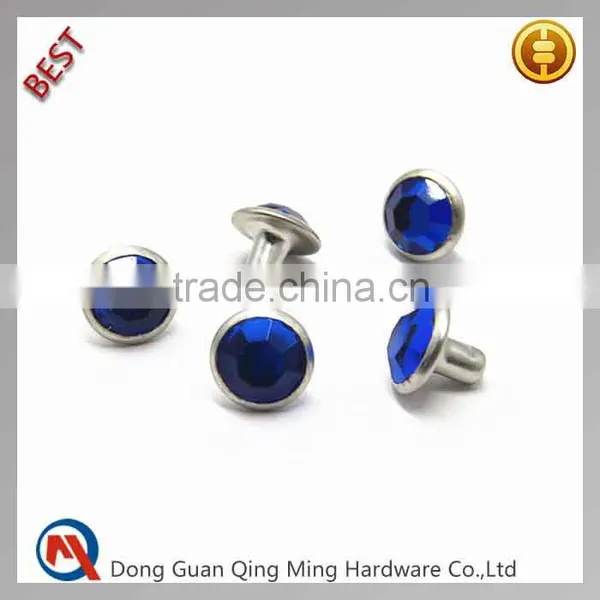 8mm Metal Rhinestone Diamond Rivet For Hat Accessories