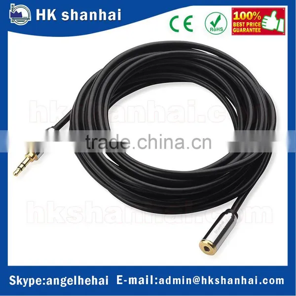 2016 Trending Products Male to Female AUX Port Compatible Gold Plated 3.5mm Stereo Audio Extension Cable photo-5
