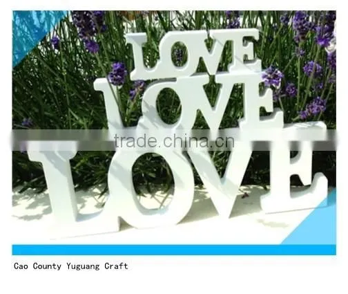 2015 Hot Sale Top Grade Handmade Finished Wooden Letters photo-3