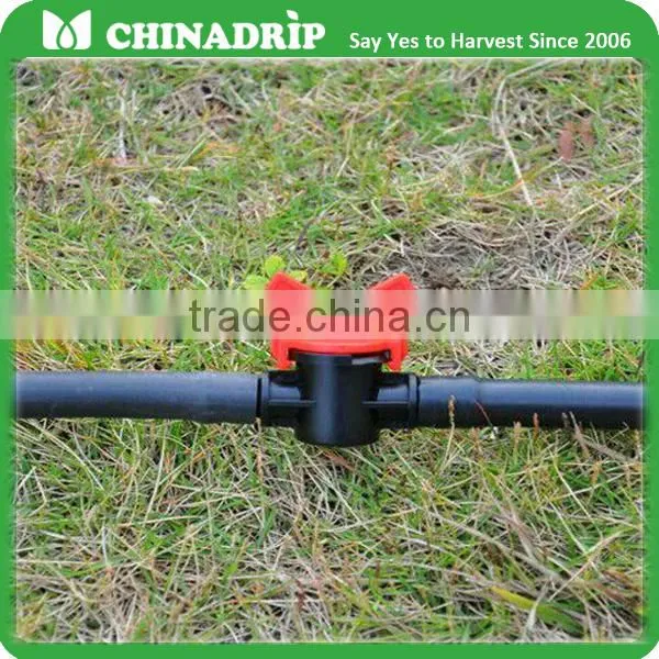 Plastic Irrigation Humidifier Garden Valve Control Switch PE Pipe Connector photo-2