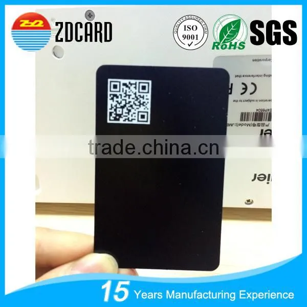 Custom Stainless Steel Matte Surface Blank Business Card photo-2