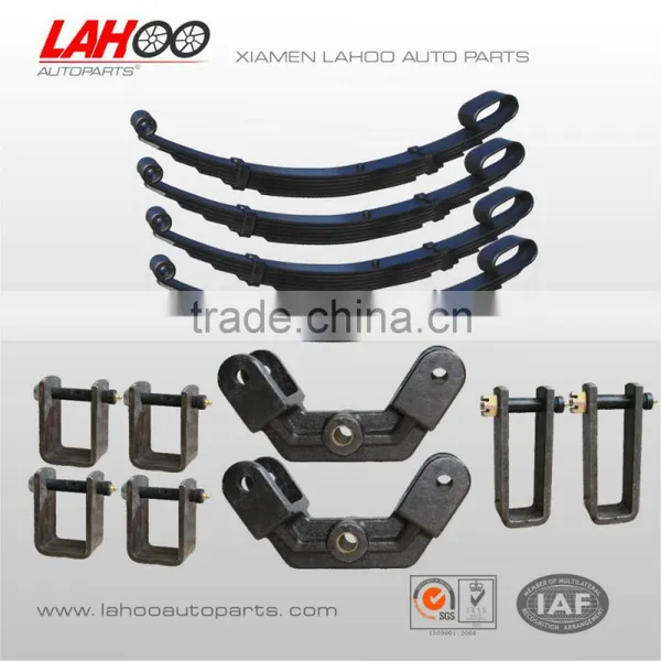 6 Leaf Galvanised Rocker Roller Tandem Trailer Spring Set 3000KG photo-2