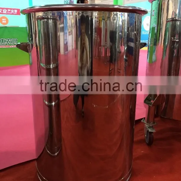 Stainless Steel Drum With Clamp Lid and With Folding Handle on Both Side photo-4