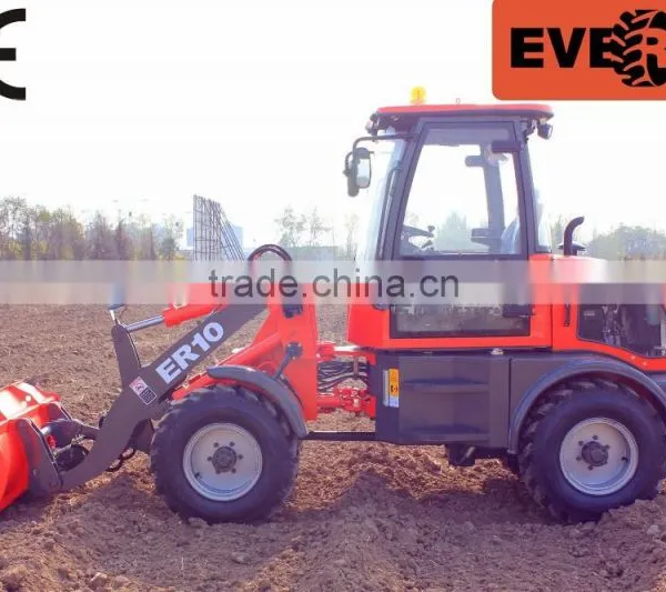 Everun ER10 Wheel Loader 1000KG Loading Capacity CE Certificated With Bucket for Sale photo-3
