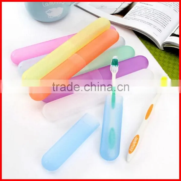 Portable Candy Color Mini ABS ToothBrush Box Case Traveling Toothbrush Storage Box Holder Toothvrush Covers photo-2