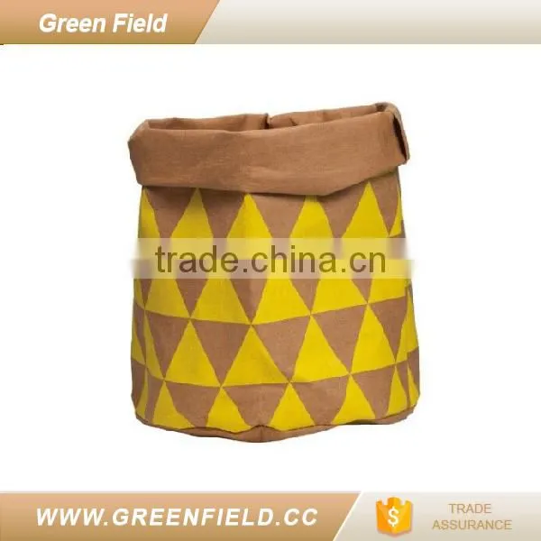 Printed Washable Kraft Paper Storage Bag Toy Organizer 2017 photo-2