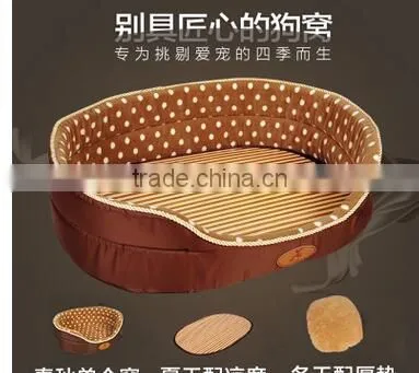 CY112 Soft Warm Indoor Portable Pets Dog Puppy Cat Bed Plush Cotton Mat Kennel Luxury Pet Bed photo-4