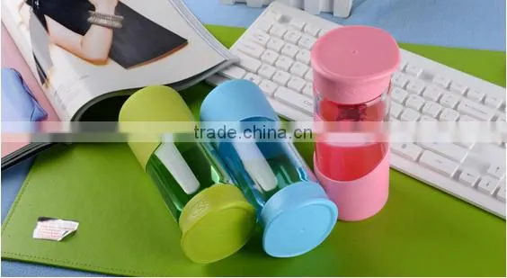 New Design Sport Heat-resistant Glass Sparkling Water Bottle photo-6