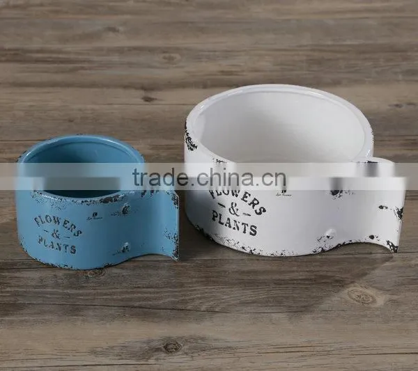 Hot Sale Colorful Archaistic Garden Stoneware/ceramic Flower Plants/flower Pot photo-3