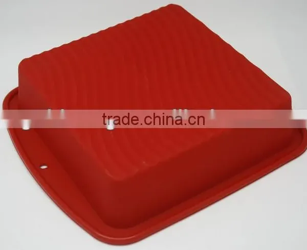 Heat-resistant Microwave Silicone Cake Pan/square Shape Cake Mould photo-3