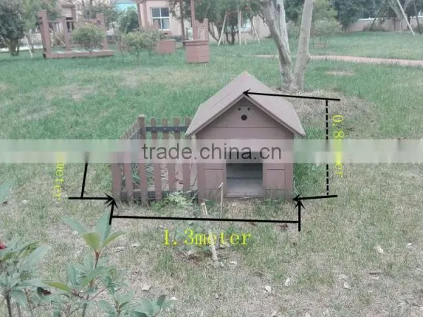 China Outdoor Rotproof Cheap Wpc Dog House for Large Dogs photo-2