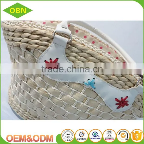 Ladies Summer Beach Designer Straw Handbag photo-3